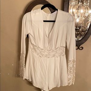 Peekaboo Romper, bride